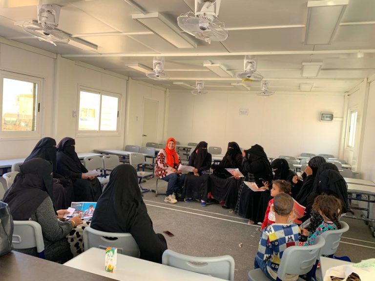 Women in a Hajawa Khadra storytelling session